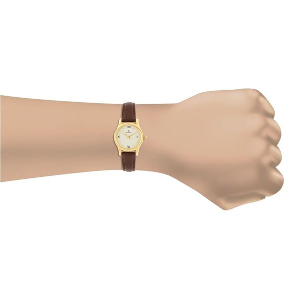 Titan Quartz Analog with Date Champagne Dial Watch for Women - image number 3