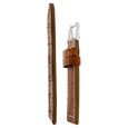 24 mm Tan Genuine Leather Strap for Men - image number 2