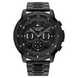 Tommy Hilfiger Multifunction Black Dial Stainless Steel Strap Watch for Men - image number 0