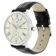 Titan On Trend Silver Dial Quartz Multifunction Leather Strap watch for Men - image number 2