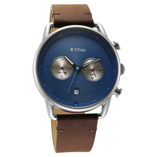 Titan Quartz Analog Leather Strap Watch for Men - image number 0