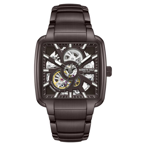 Kenneth Cole Automatic Brown Dial With Brown Stainless Steel Strap Watch For Men - image number 0