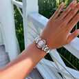 Xylys Ethereum Swiss Analog Stainless Steel Pink Dial Watch for Women - image number 6
