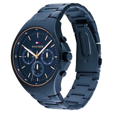 Tommy Hilfiger Blue Dial Blue Colour Stainless Steel Strap Watch for Men