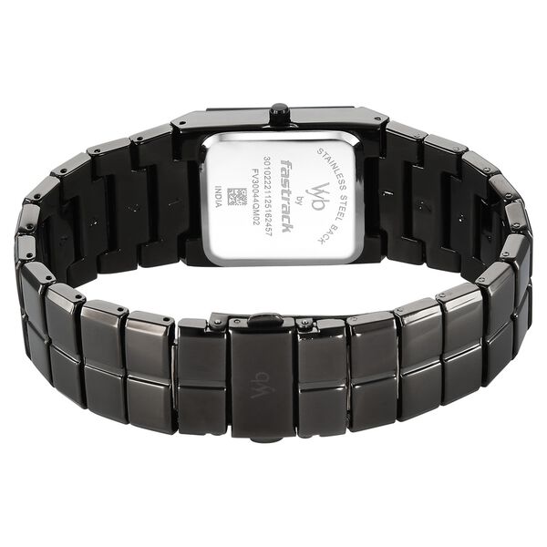 Vyb Nova By Fastrack Quartz Analog Grey Dial Grey Metal Strap Watch For Guys - image number 5