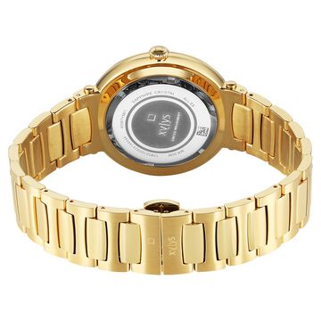 Xylys Quartz Analog with Date Green Dial Golden Stainless Steel Strap Watch For Men