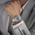 Titan Stellar Ice Meteorite Automatic Analog with Open-Heart and Authentic Meteorite Dial Silver Stainless Steel Strap Watch for Men - image number 7