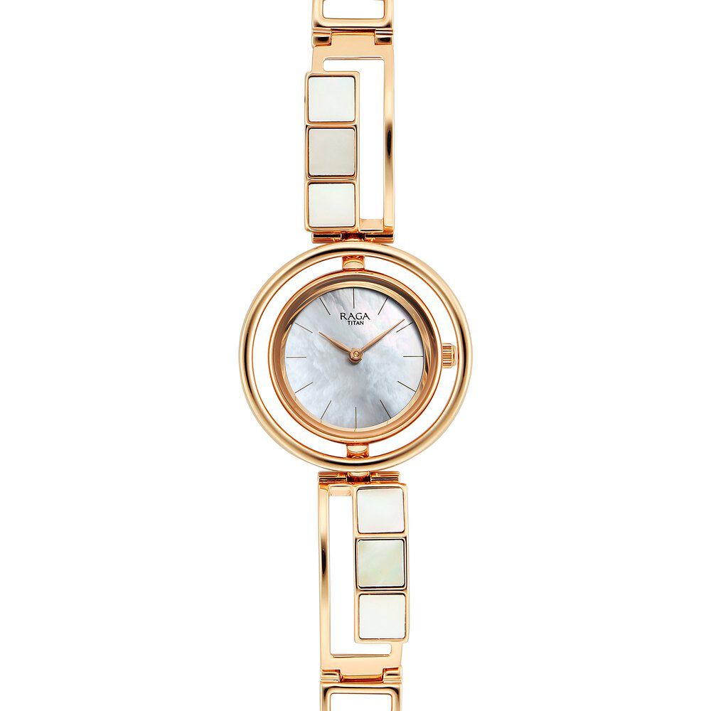 Buy Online Titan Raga Power Pearls Quartz Analog Mother Of Pearl