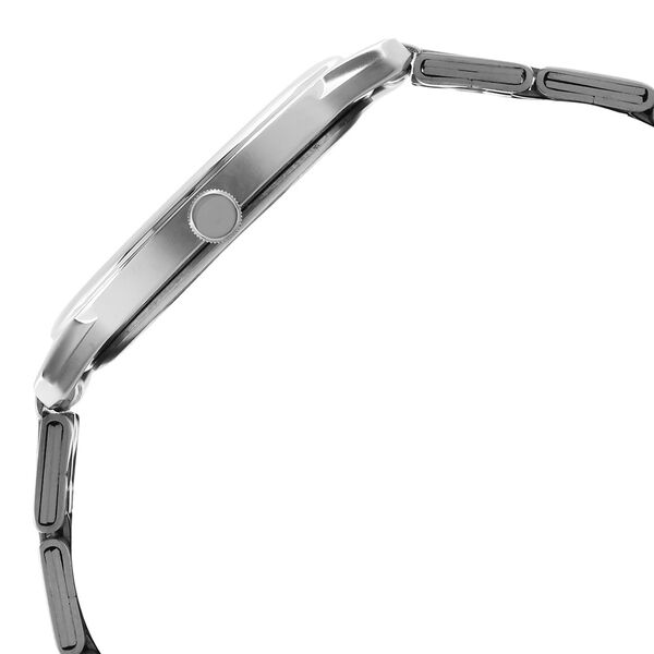 Sonata Quartz Analog Silver Dial Stainless Steel Strap Watch for Men - image number 2