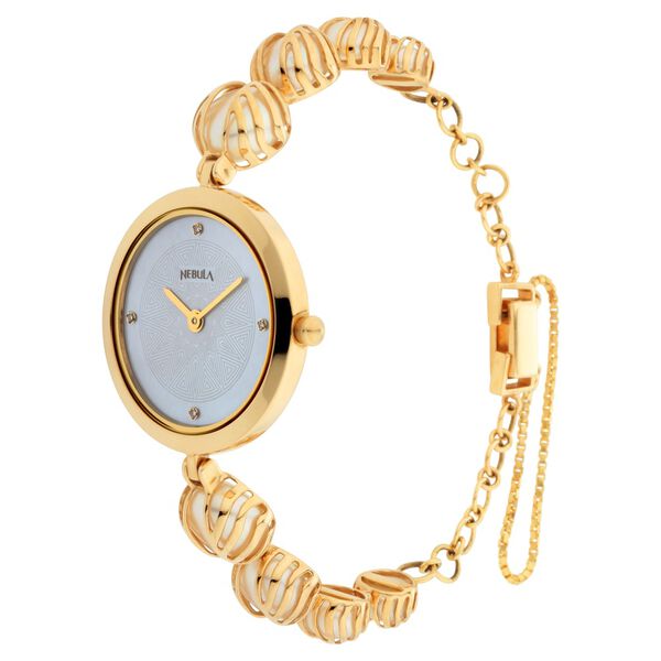 Titan Nebula Ashvi Quartz Analog 18 Karat Solid Gold Watch for Women - image number 2