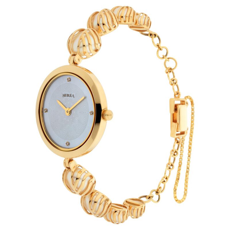 Titan Nebula Ashvi Quartz Analog 18 Karat Solid Gold Watch for Women - image number 2