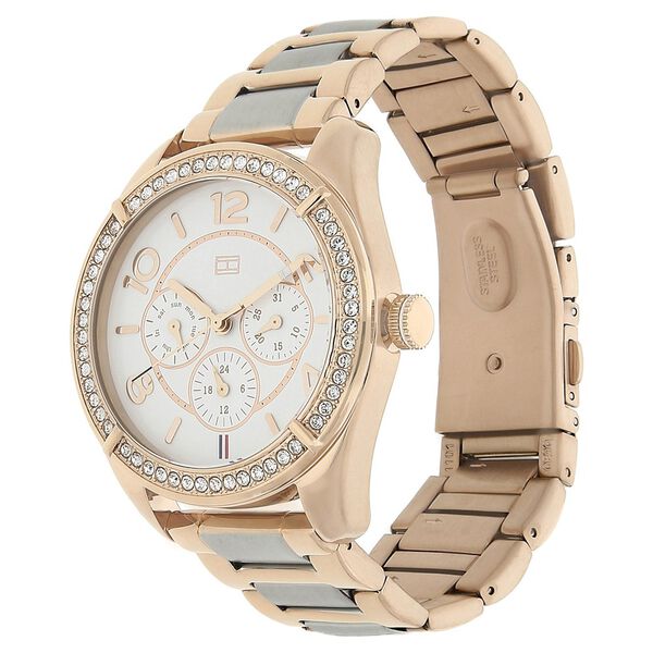 Tommy Hilfiger Quartz Analog White Dial Stainless Steel Strap Watch for Women - image number 1