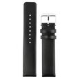 20 mm Black Genuine Leather Strap for Men - image number 0