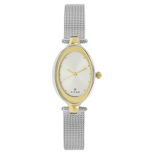 Titan Raga Contempore Silver Dial Analog Stainless Steel Strap watch for Women - image number 0