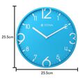 Titan Blue Slim Wall Clock - 25.5 cm x 25.5 cm (Small) - image number 3