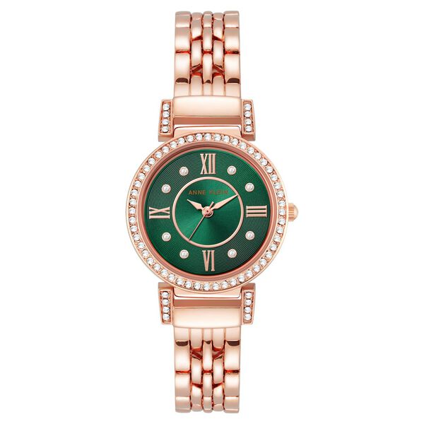 Anne Klein Quartz Analog Green Dial Metal Strap Watch for Women - image number 0