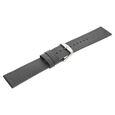 22 mm Grey Genuine Leather Strap for Men - image number 3