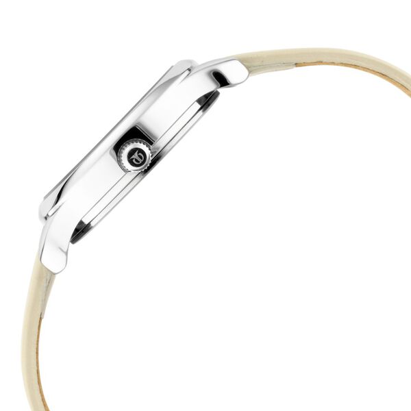 Titan Women's Chic minimalist watch with Anthracite dial and leather strap - image number 3