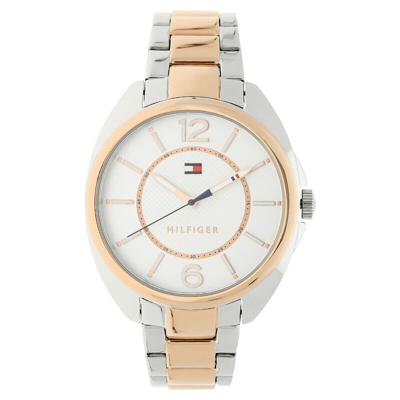 Tommy Hilfiger Quartz Analog Silver Dial Stainless Steel Strap Watch for Women