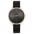Edge Velora Quartz Analog Black Dial Two Toned Leather Strap Watch For Women - image number 0