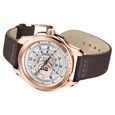 Kenneth Cole Quartz Analog Silver Dial Leather Strap Watch for Men - image number 2