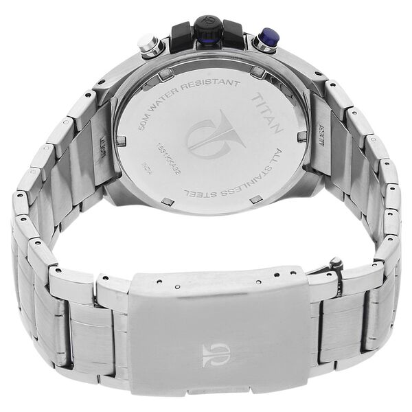 Titan Quartz Chronograph White Dial Watch for Men - image number 3