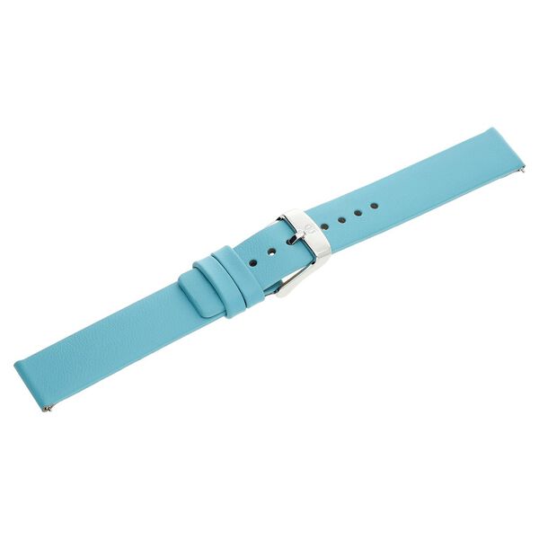 16 mm Blue Genuine Leather Strap for Women - image number 3