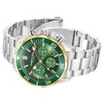 Kenneth Cole Quartz Chronograph Green dial Metal Strap Watch for Men - image number 2
