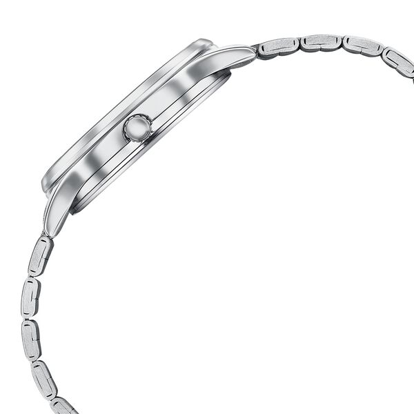 Sonata Verve Quartz Analog Silver Dial Two Toned Metal Strap Watch For Women - image number 4