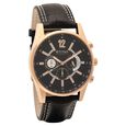 Titan Analog with Date Black Dial Leather Strap watch for Men