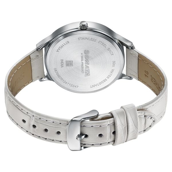 Sonata Women's Work Wear leather Watch - Premium Multifunction design for everyday style - image number 5