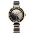 Fastrack Oceanyx - Ceramic Quartz Analog Grey Dial Two Toned Strap Watch For Girls