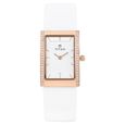 Titan Quartz Analog Brown Dial Leather Strap Watch for Women
