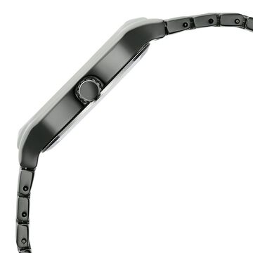 Vyb Maverick By Fastrack Quartz Analog Grey Dial Metal Strap Watch For Guys