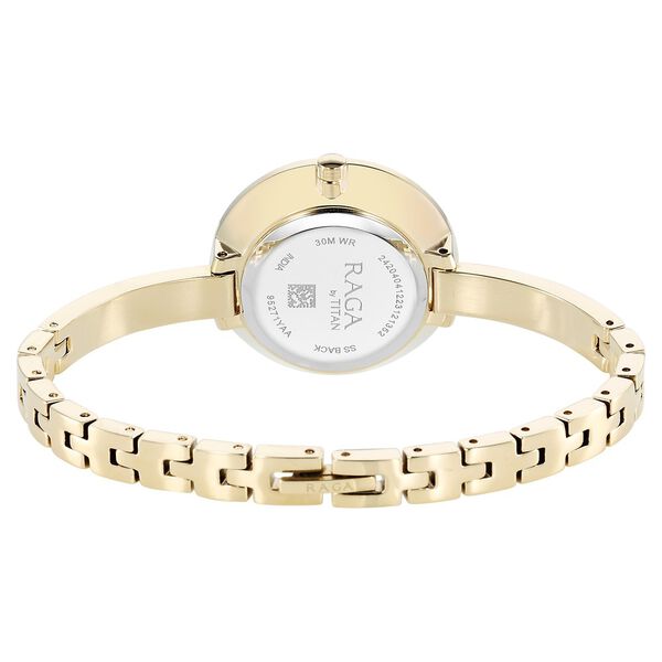 Titan Raga Showstopper Quartz Analog Green Dial Metal Strap Watch for Women - image number 4