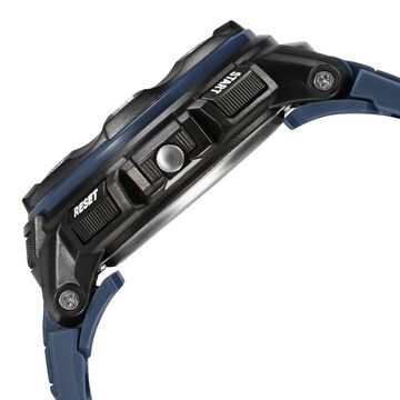 Fastrack AnaDigi Black Dial Plastic Strap Unisex Watch