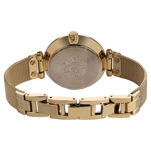 Anne Klein Quartz Analog Green Dial Rose Gold Metal Strap Watch For Women - image number 4