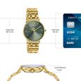Poze By Sonata Quartz Analog green&nbsp;Dial Golden Stainless Steel Strap Watch For Women - image number 3