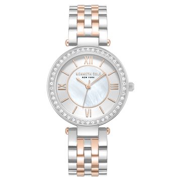 Kenneth Cole Quartz Analog Silver Dial Stainless Steel Strap Watch For Women