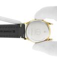 22 mm Black Genuine Leather Straps for Men - image number 6