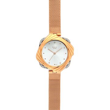 Titan Raga Moments Of Joy Silver Dial Women Watch With Metal Strap