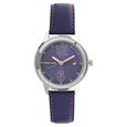 Fastrack Loopholes Quartz Analog Purple Dial Leather Strap Watch for Girls - image number 0
