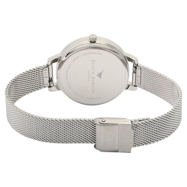 Olivia Burton Quartz Analog White Dial Stainless Steel Strap Watch for Women - image number 4