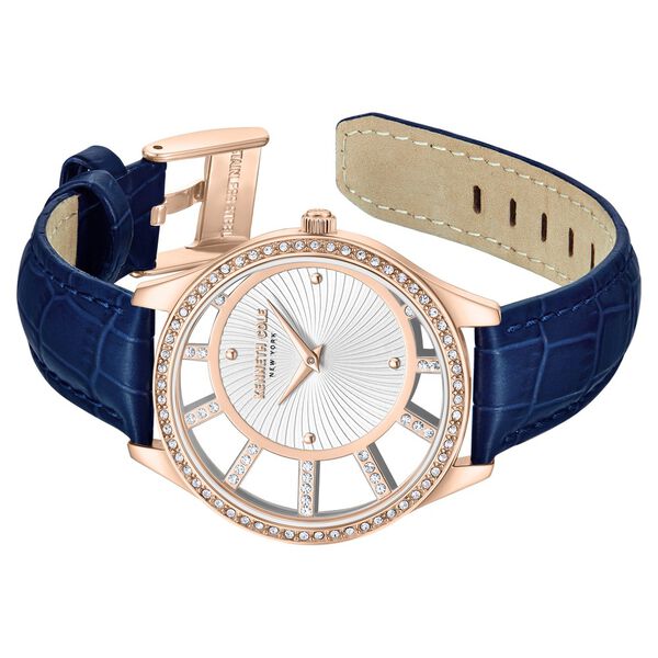 Kenneth Cole Quartz Analog Silver Dial Leather Strap Watch For Women - image number 3