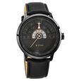 Titan Grandmaster Black Dial Quartz Analog Leather Strap Watch for Men - image number 0