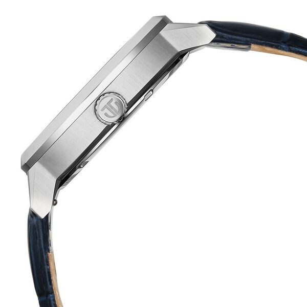 Titan Regalia Arc Analog with Day Date Second Subdial and Blue Dial Blue Leather Strap Watch for Men - image number 4
