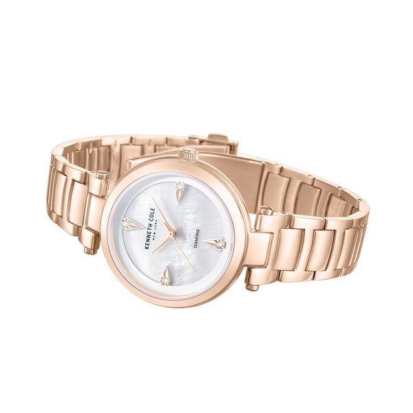 Kenneth Cole Quartz Analog White Dial Stainless Steel Strap Watch for Women - image number 2