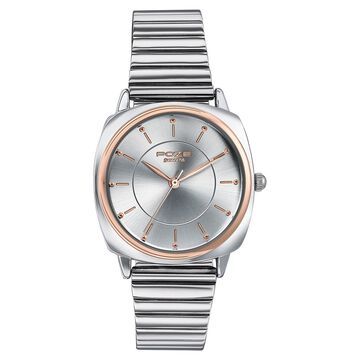 Sonata Poze Quartz Analog Silver Dial Silver Colour Stainless Steel Strap Watch For Women
