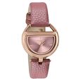 Poze By Sonata Quartz Analog Pink Dial Pink PU Leather Strap Watch For Women - image number 2