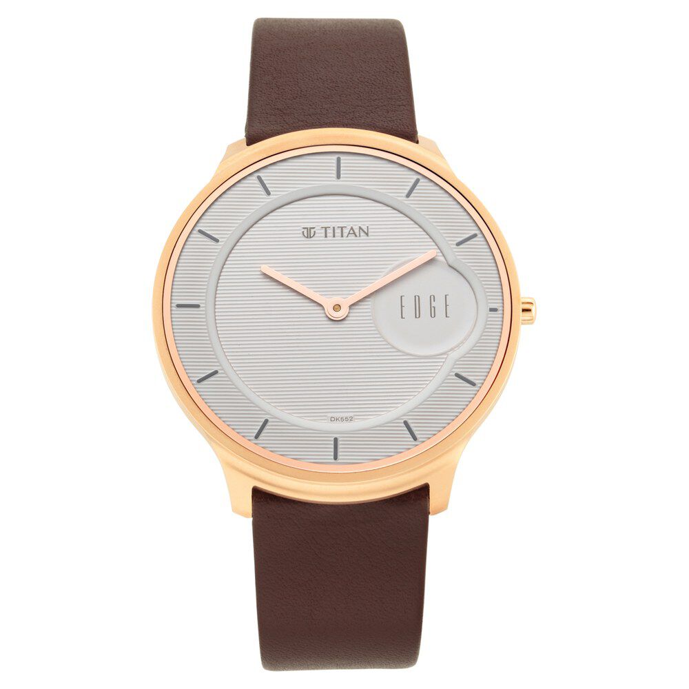 Titan edge white dial top
